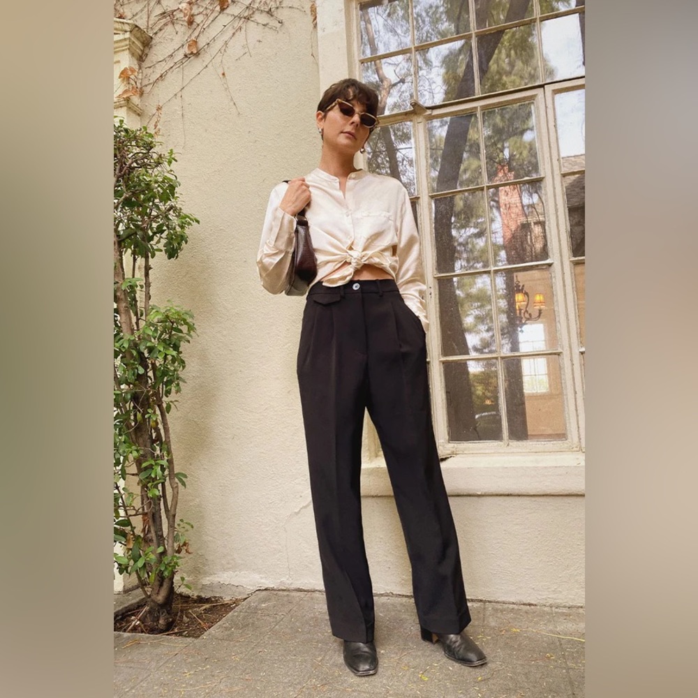 Petite Studio Mateo Pants in Black